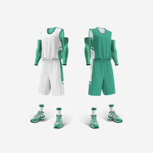 Uniforme de basketball réversible en gros, personnalisable par sublimation - Product Image 3