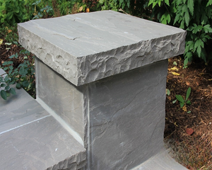 Dalles de pavé GROCON en grès gris ardoise, grandes dimensions |   Design moderne |   Finition fendue pour aménagement paysager extérieur de patio et de jardin - Product Image 4