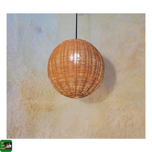 Natural Bamboo Handmade Minimalist Pendant Lamp <b>Light</b> Covers for Home Living Room Cafe Hotel Decor Eco-Friendly Indoor Use - Product Image 1