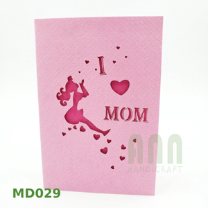 Tarjeta de Felicitación 3D Pop-up para el Día de la Madre, Tarjeta de Regalo de Papel para Cumpleaños, Día del Padre, Día de San Valentín, Baby Shower, Recuerdo de Fiesta - Product Image 2