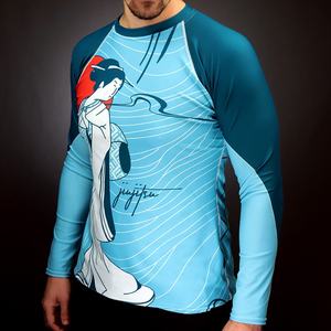 Kayme — vêtements de Compression pour hommes, vêtements d'art martiaux, légers à manches longues, tenue rashguard pour la gravure, Bjj MMA, nouvelle collection - Product Image 4