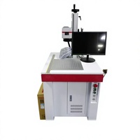 Système de gravure au laser à fibre MOPA de type table 30W, série TF, pour le marquage de précision des métaux et des composants industriels