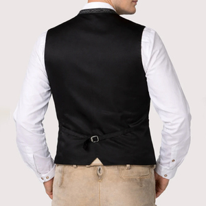 Chaleco Trachten al por Mayor OEM ODM con Diseño de Logotipo Personalizado y Tela de Alta Calidad Hecha en Pakistán - Product Image 2