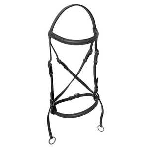 Hot Selling Genuine Leather Bitless Horse Bridle |Soft Padded Noseband and Custom Label, for Racing, Training, and Riding Horses - Product Image 1