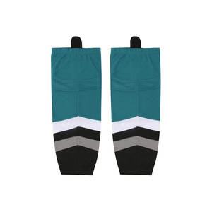 Oem/odm Custom Sports Logo Sublimated Stretch Team <b>Socks</b> Quick Dry 100%<b>polyester</b> Fiber Ice Hockey <b>Socks</b> Elastic Cuff Practice - Product Image 3