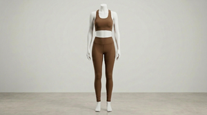 Conjunto de Ropa Deportiva para Mujer, Absorbente de Sudor, Sujetador Deportivo y Pantalones de Yoga Ajustados - Product Image 5