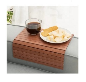Bandeja de Servicio de Madera de Mango de Diseño Nuevo 2026, Ecológica, Duradera, de Grado Comercial, con Acabado Pulido, Apta para Lavavajillas, para Hotel - Product Image 3