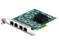 Vente en gros Intel I210 carte d'interface réseau 4 ports Ethernet prend en charge Win7 8 10 Linux disponibilité de stock interne