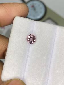 Turmalina Rosa Bebé, Corte Brillante Redondo, Gema de 6.20mm, Piedra Suelta Natural Facetada de 0.85 Ct para Joyería - Product Image 6