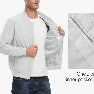Men's Bomber Jacket Premium Quality Windproof Lightweight Casual Outerwear Streetwear Fashion Jacket - Product Image 6