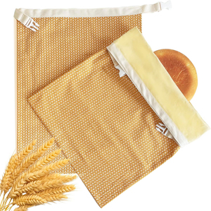 Sacs à pain en coton avec logo personnalisé, emballages de boulangerie réutilisables de qualité supérieure, sacs de rangement pour pain, fabricant en gros, meilleur prix - Product Image 5