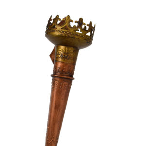 Portavelas Vintage de hierro para oficina y hogar, accesorio decorativo para pared, con diseño de vaso de metal, hecho a mano - Product Image 1