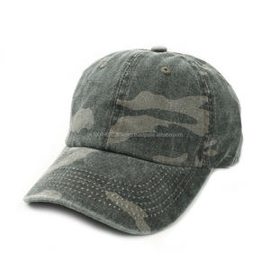 Gorra de béisbol de camuflaje bordada personalizada al por mayor para hombre estilo ajustado de 5 paneles de alta calidad con tela impermeable - Product Image 3