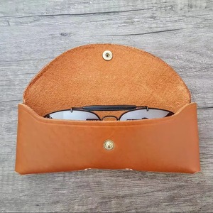 Genuine Leather <b>Reading</b> <b>Glasses</b> Case Slim Fit Eyewear Protector Manufacturer Direct Export LGC-0140 - Product Image 3