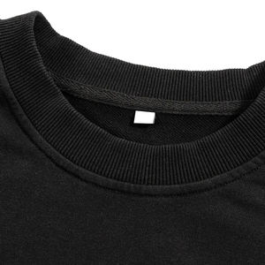 Camisetas de Felpa Francesa Negra para Hombre, Estilo Vintage, Corte Cuadrado, Personalizadas, Extra Grandes, Efecto Desgastado por el Sol, para Hombre y Mujer - Product Image 3