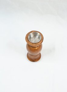 Quemador de Bakhoor Decorativo de Madera de Mango con Copa de Metal, Accesorio de Fragancia Árabe de Lujo para el Hogar - Product Image 2