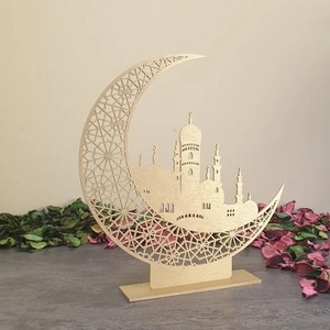Decoración de Ramadán Moonveil – Elegante Adorno de Luna Creciente para un Estilo Cálido y Espiritual en el Hogar - Product Image 5