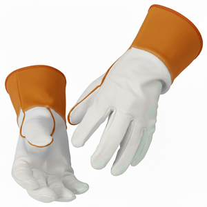 Gants de soudage résistants au feu de haute qualité, personnalisés, résistants à la chaleur, imperméables, antidérapants, sans silicone, sans poudre - Product Image 4
