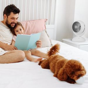 Portable Rechargeable 40dB Automatic Rotation Oscillating <b>Desk</b> <b>Fan</b> 4 Speeds 360 Degree Tilt Head <b>Quiet</b> <b>Fan</b> Wall Mounted <b>Fans</b> - Product Image 1