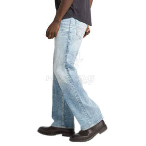 Pantalones Vaqueros Modernos y Elegantes para Hombre, Corte Ajustado, Tela Elástica, Estilo Entallado, Movimiento Cómodo, Ideal para Ropa Casual de Calle - Product Image 3