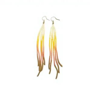 Triple Circle Seed Bead Boho Fashion <b>Earrings</b> Jewelry Glass Bead <b>Earrings</b> Handmade Dangle <b>Earrings</b> For Women Girls New - Product Image 5