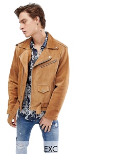 Chaqueta bomber de cuero de gamuza transpirable de béisbol personalizada con bordado de chenilla de alta calidad de fabricante OEM - Product Image 1