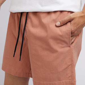 Shorts Homme Vintage Délavé à l'Acide avec Logo Personnalisé, Motif Acide Uni, Maille Épaisse Effet Soleil, Style Streetwear, Tailles XS à 3XL - Product Image 5