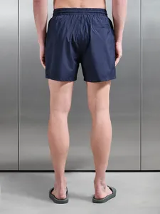 Shorts de Baño para Hombre, Color Azul Marino, Secado Rápido, Cintura con Cordón Ajustable, Shorts Casuales para Playa y Surf - Product Image 2
