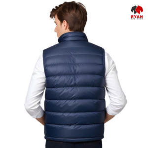 Chaleco Acolchado Impermeable y Transpirable Personalizado Ryan Pro Gear para Hombre, Diseño con Bolsillos y Logotipo Personalizado, Diseño ODM - Product Image 3