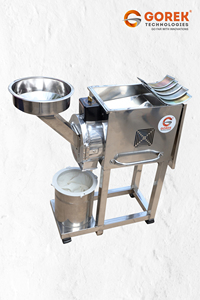 Broyeur de céréales en acier inoxydable GOREK, machine de traitement des aliments électrique, haute productivité - Product Image 6