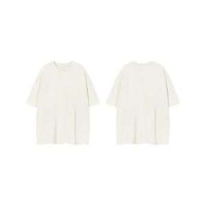 เสื้อยืดโอเวอร์ไซส์วินเทจแขนสั้นผ้าฝ้ายคุณภาพสูง 100% พิมพ์ลายสกรีน ระบายอากาศได้ดี น้ำหนักเบา สั่งทำได้ ทรงยาว สีพื้น - Product Image 6