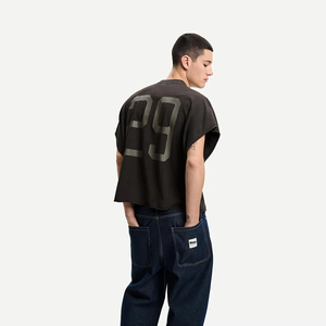 Camiseta de Trabajo para Hombre, 200 Gramos, 100% Algodón Puro, Color Sólido, Impresión de Logotipo Personalizada por Sublimación, Venta al Por Mayor - Product Image 5