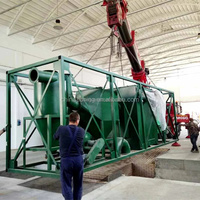 Petite unité de décomposition thermique 1t/d-3t/d Mini machine d'usine de pyrolyse de pneu en plastique de déchets au mazout