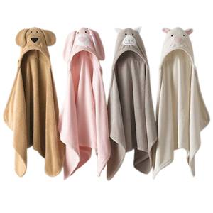 Direct Factory Organic Cotton Baby Hooded <b>Towel</b> Lion Premium Embroidered Soft Quick Dry Infant Bath <b>Wrap</b> ODM - Product Image 3