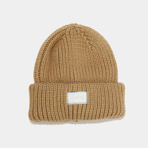 Gorro Unisex Negro de Punto Acanalado 56-58CM, Gorro de Invierno Informal para Adultos - Product Image 3