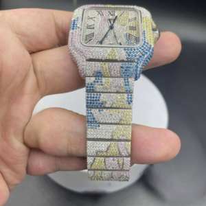 Reloj Personalizado de Lujo con Movimiento Mecánico ETA, Caja de Aleación, Correa de Goma y Pantalla Analógica para Reventa - Product Image 4