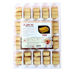 ราคาขายส่ง รับผลิตแบบ OEM/ODM ทาร์ตฮาลาล เบเกอรี่ ทาร์ตไข่แช่แข็ง ยี่ห้อ YA04 น้ำหนัก 720 กรัม ขนมหวาน ผู้จัดจำหน่ายส่งออก - Product Image 1
