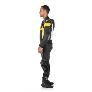 Traje de Carreras de Motocicleta de Una Pieza, Personalizado OEM, 100% Cuero de Canguro, Reforzado con Kevlar, Profesional, para Hombre - Product Image 3