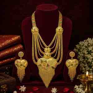 Collares de Moda al por Mayor en Oro Micronizado de 14K, 18K y 24K, Diseño Turco Tradicional, Joyería Larga Estilo Dubái, Oro Joyería - Product Image 2