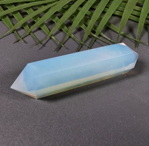 Baguettes de Massage à facettes en Opalite à Double extrémité de qualité Export/vente en gros - Product Image 1