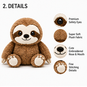 Peluche de Búho Suave, Adorable Peluche de Búho, Peluche de Búho Bebé, Peluche de Búho Kawaii, Muñeco de Búho Suave, Regalo para Niños, Decoración de Cuarto Infantil, Peluche de Búho para Abrazar - Product Image 3