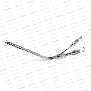 Cannule coaxiale d'aspiration et d'irrigation pour l'oreille moyenne – Instrument chirurgical réutilisable à double lumen par Vaslcare - Product Image 1