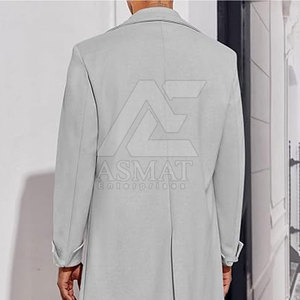 Abrigo Largo de Lana para Hombre, Elegante y Cálido para Invierno, de Alta Calidad - Product Image 6