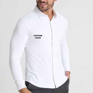 เสื้อโปโลคอปกทรงโอเวอร์ไซส์สำหรับผู้ชาย ดีไซน์ใหม่ทันสมัย  ถักลายโลโก้ตามสั่ง  ผ้าโพลีเอสเตอร์ 100% แขนสั้น เหมาะสำหรับฤดูร้อน - Product Image 3