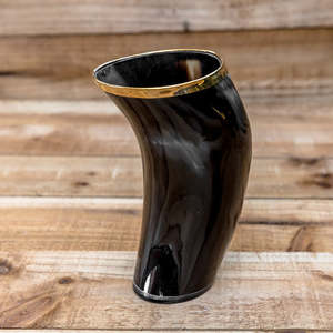 Unique Design Buffalo Horn Glass for handmade New Drinking Horn Beer Viking and Buffalo Horn Glass - Product Image 2