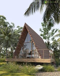 Impuesto de exportación 0% Vietnam Casa prefabricada triangular de 15m2 100% ecológica Personalizada 20FT 40FT Edificio prefabricado de lujo de alta calidad - Product Image 5