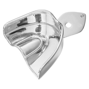 Plateaux d'empreinte dentaire manuels complets pour la bouche, fabriqués au Pakistan, thermoformables, type supérieur et inférieur, en acrylique, certifiés CE - Product Image 5