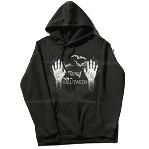 100% algodón polar personalizado hombres Sudadera con capucha de gran tamaño Sudadera con capucha pulóver en blanco térmico Halloween sudaderas con capucha para hombres - Product Image 1