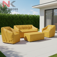 Housse de protection pour meubles de patio extérieur sur mesure, imperméable, anti-UV, résistante aux déchirures, pour canapé, table et chaises de jardin