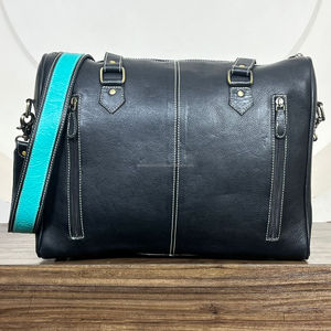 Bolsa de Mano de Cuero Vacuno con Pelo, Estilo Occidental, Multiusos, Hecha a Mano, Unisex, Bolsa de Viaje Grande, Bolsa de Hombro de Piel con Pelo para Unisex - Product Image 5